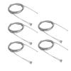 10PCS Bike Brake Cable Stainless Steel Zinc Coating Bike Replaceable Brake Inner Wire for Road Bikes 1.8m 1.5mm
