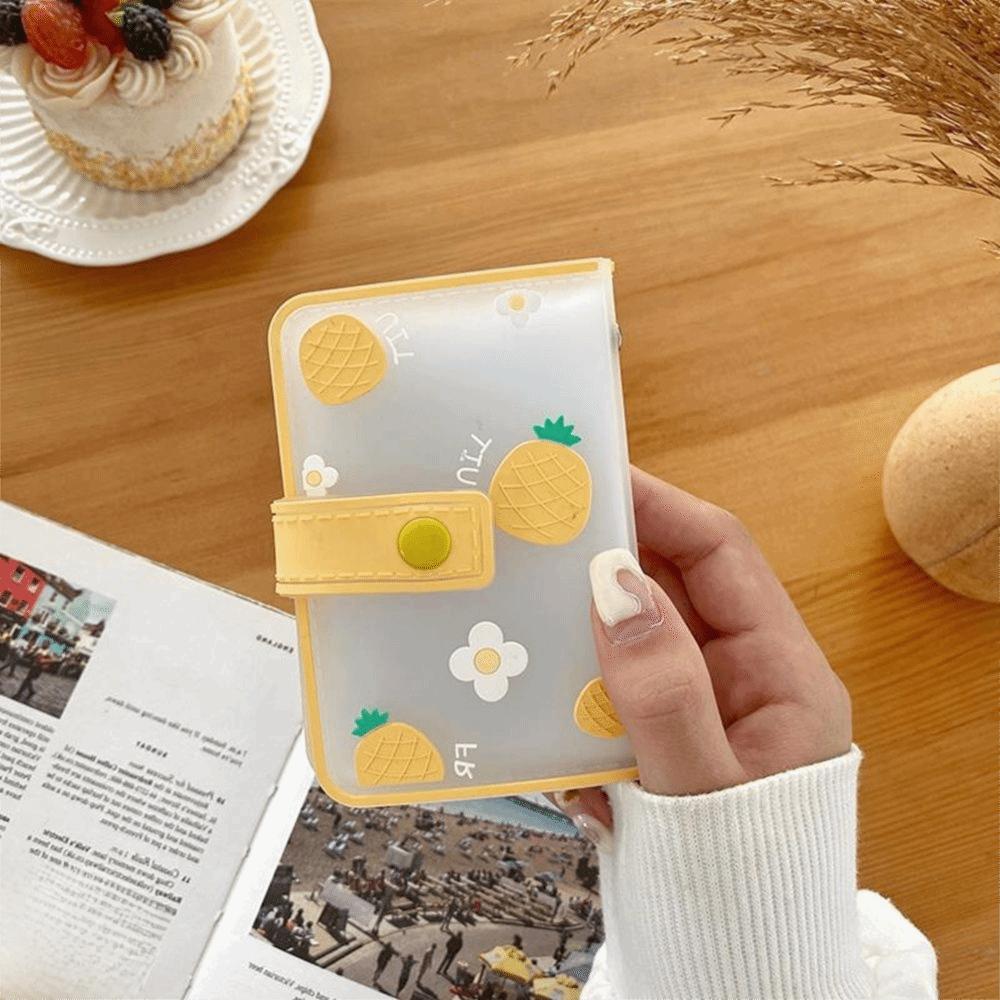 20 Bit Men Matte Transparent Credit Card Box Cartoon Card Holder Card Bag Credit Card Pocket