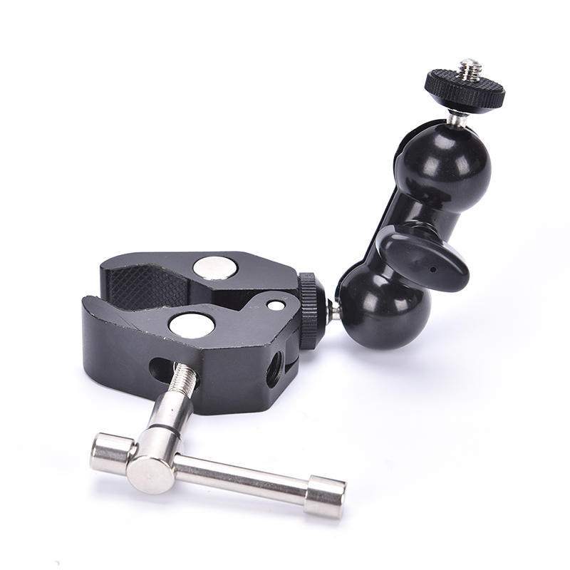 Siyah Top Başlı Braket Yengeç Pençesi Klipsi