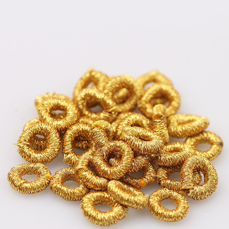 Golden Pineapple Knot Necklace with DIY Spacer Beads and Braided Cord