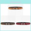 Classic Leather Belt For Women With Alloy Buckle For Casual And Office Wear