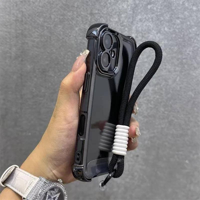 

Для Honor X8C X9C X7C X7A X9A X9B X7B GT Pro Power 50 Pro SE Magic 7 6 Lite 5 4 Pro Рамка Чехол со шнурком Мягкая накладка Honor X7B