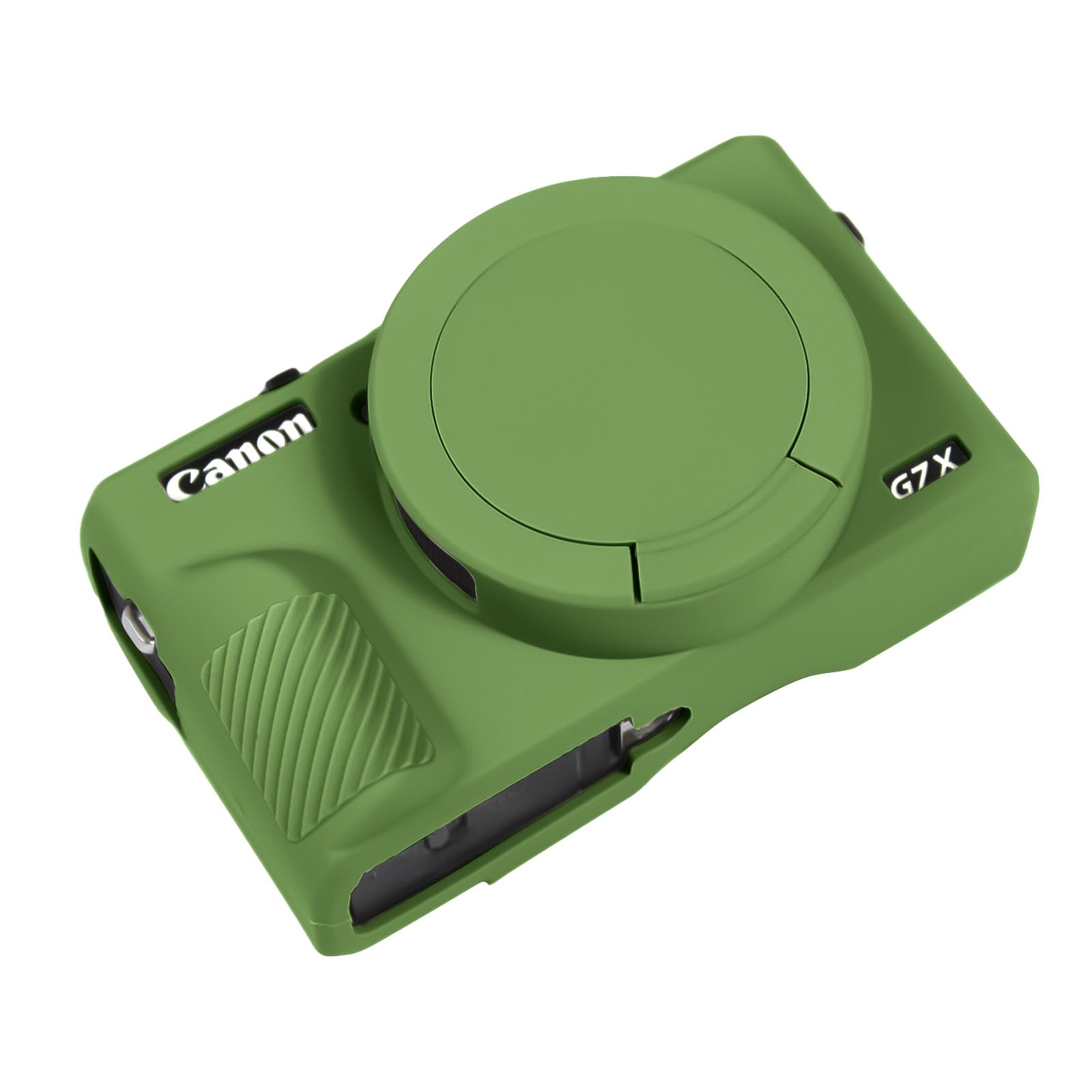 

Чохол EasyFood для Canon Powershot G7 X Mark III Цифровий М який Силіконовий Захисний Чохол зі Знімною Кришкою Об єктива для Canon G7XII G7X Mark II DSLR зелений