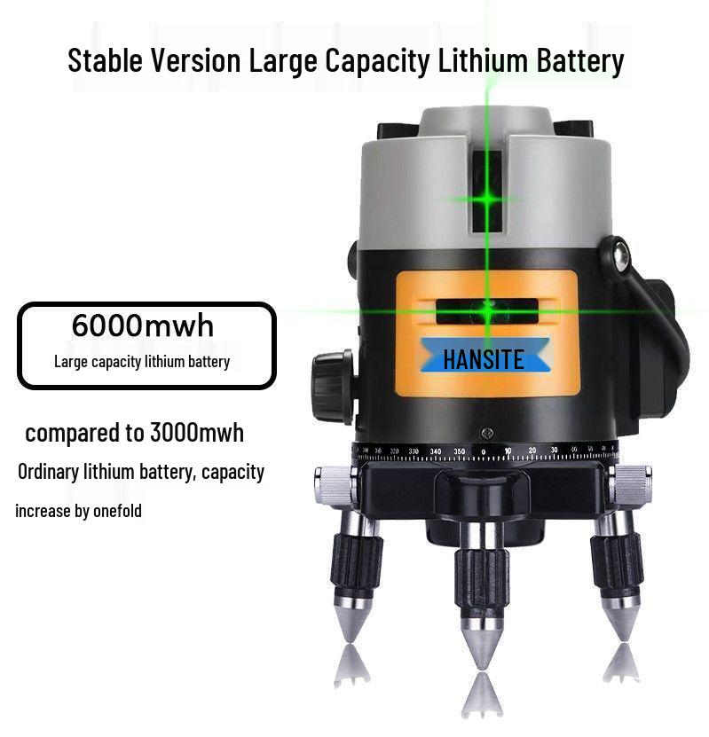 High-Precision Infrared Laser Level: 2 & 5-Line, Automatic, Indoor/Outdoor, Green & Blue Light