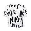 Nike Sportswear Letter Round Neck Comfortable Short Sleeve Regular T-Shirt Women Tops White Black CD8248-100