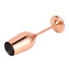 Champagne Flutes Stainless Steel Copper Plating Dishwasher Safe Champagne Glasses for Party Home