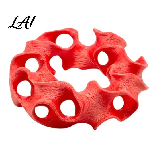 Safe Shrimp Shelter for Tank 3D Printed Aquarium Hideout Cave Wavy Hollow Ring Fish Shelter Environment Enhancer Breeding Hiding Hole Decor,
