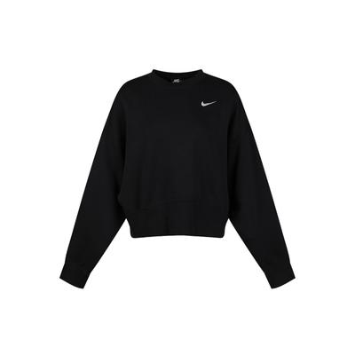 Sweat-shirt à col rond respirant pour la course et l'entraînement pour femmes Sweat-shirt Noir CK0169-010