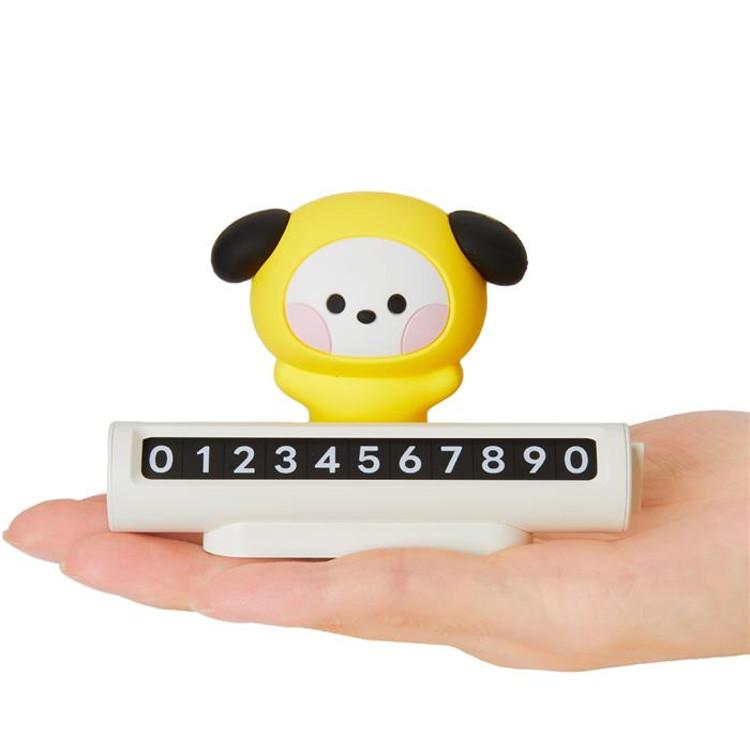 LINE FRIENDS BT21 CHIMMY Minini Car Figure Number Signboard