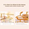 Non Slip Standard Clothes Hangers Not Take Up Space For Bathroom Balcony-Organizer