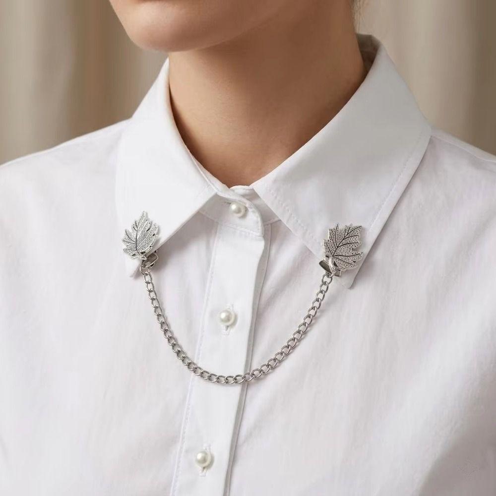 1 Piece Alloy Shawl Clips Decorative Cardigan Clips Vintage Scarf Brooch Pin For Shawl
