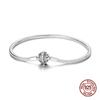 100% 925 Sterling Silver Original Stars Forever Love Zircon Bracelets Fit DIY Charms Beads Anniversary Birthday Jewelry Gifts