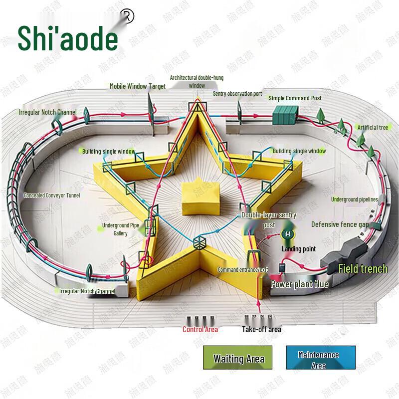 ShiaoDe Five-Star Drone Racing Obstacles