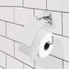 Toilettenpapierhalter für Badezimmer – Wandmontierter Taschentuchhalter | Chrom-Finish | Rostfreier Toilettenpapierrollenhalter aus Edelstahl