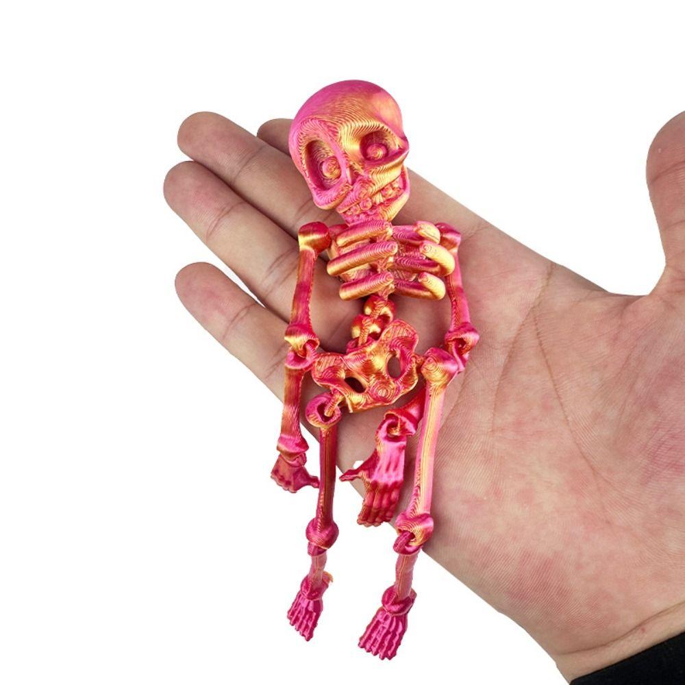 Movable Skeleton Rack Refrigerator Sticker Exquisite Refrigerator Magnets Children