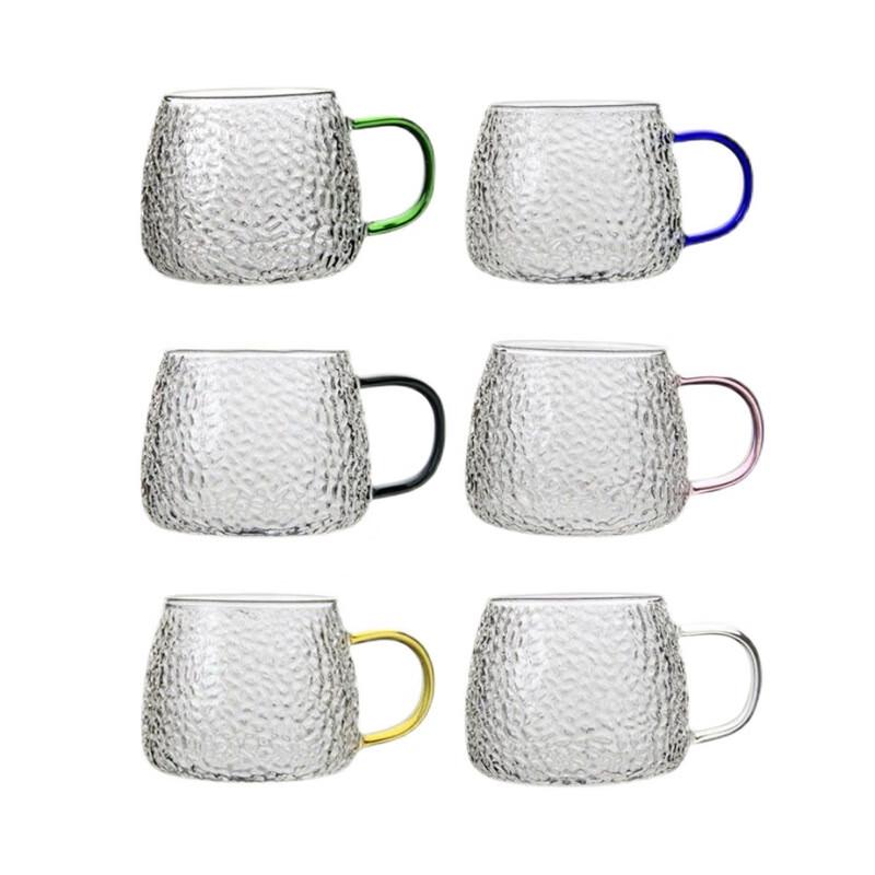 Mlecznik/Kubek do Kawy/Herbaty ze Szkła Młotkowanego