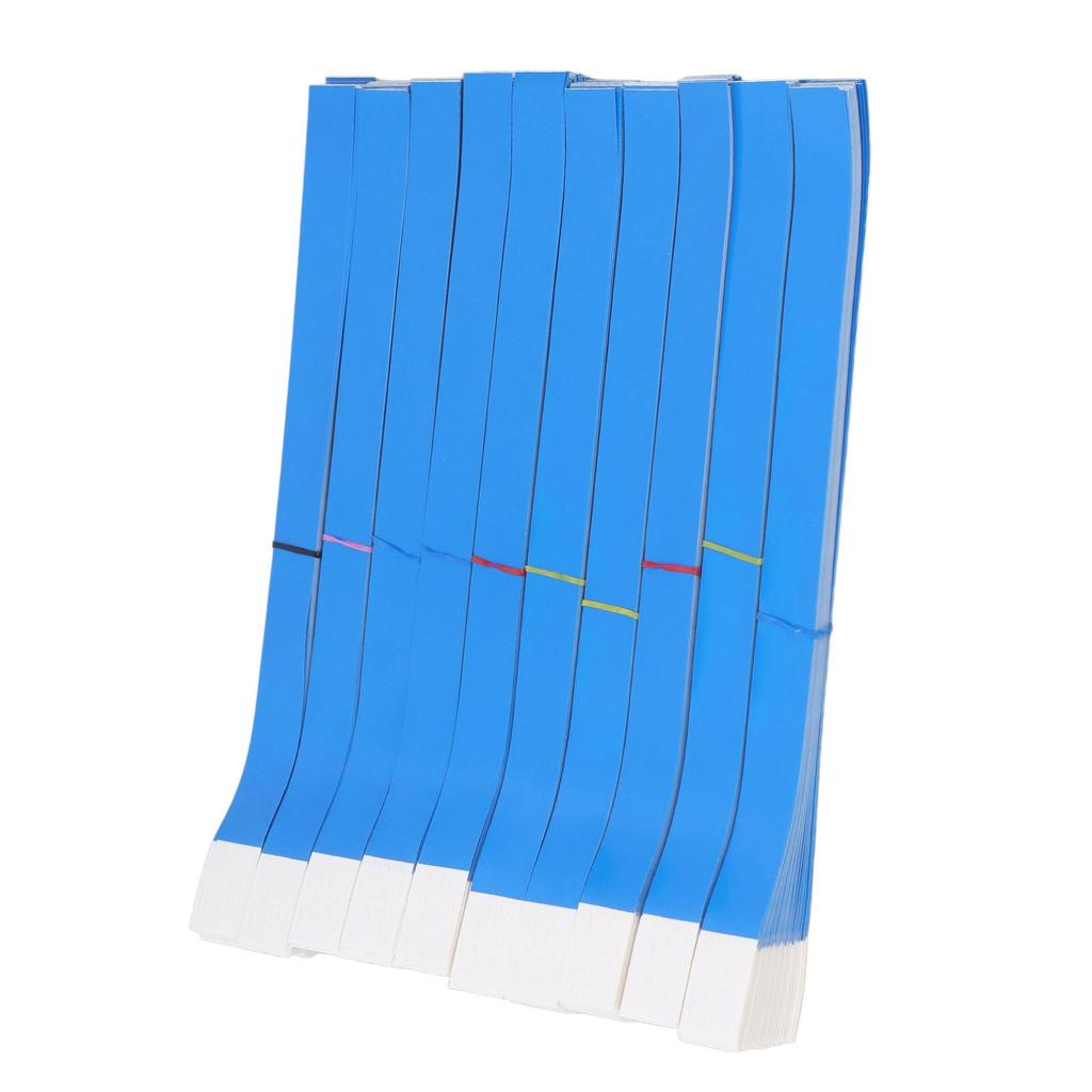 1000 ks Jednorázové náramky Vodotěsné Odolné proti roztržení Papírové náramky na akce pro děti