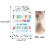 50pcs/100pcs Thank You Tags,White Paper Thank You Gifts Tags with String for Wedding Favor,Thanksgiving Day,Gifts Wrapping,Party