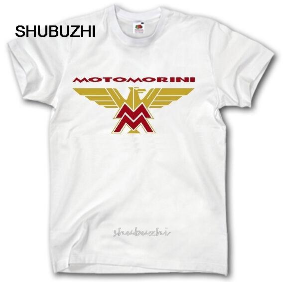 

Moto Morini T Shirt S 5Xl Motorcycle Biker Classic Retro Race Logo cotton tshirt men summer fashion tshirt euro size S