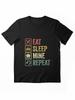 Minecraft Funny Eat Sleep Mine Repeat Retro Vintage Gift Essential T-Shirt