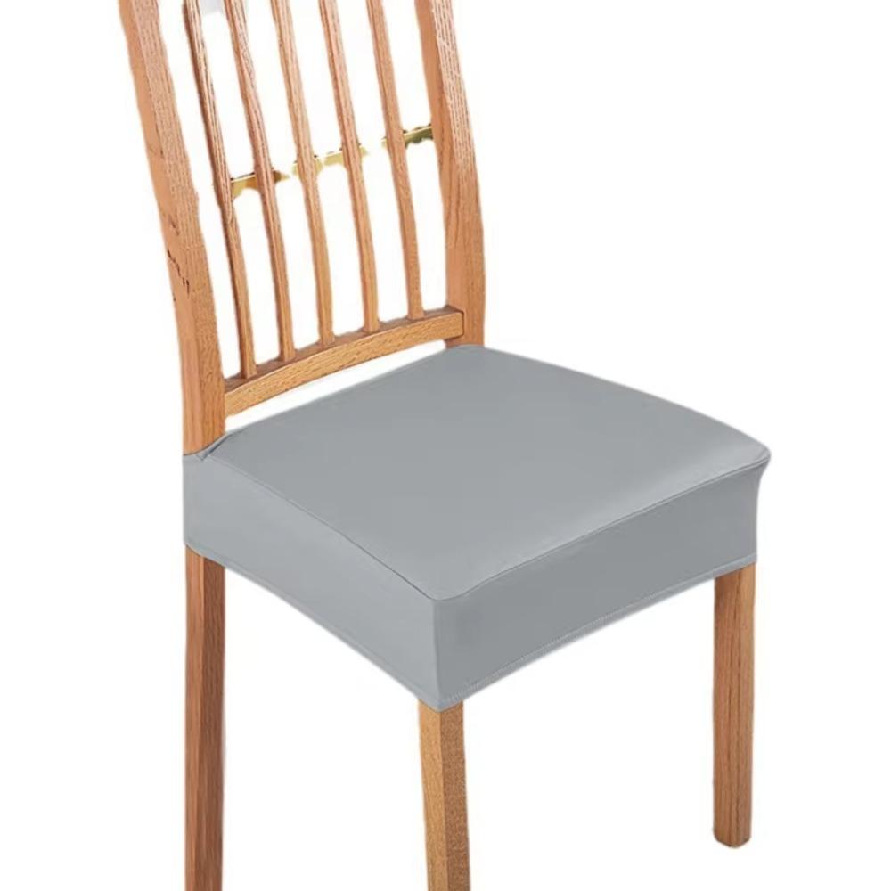 PU Leather Waterproof Seat Protectors Square Shape Elastic Chair Slipcover Kitchen Use 860₽