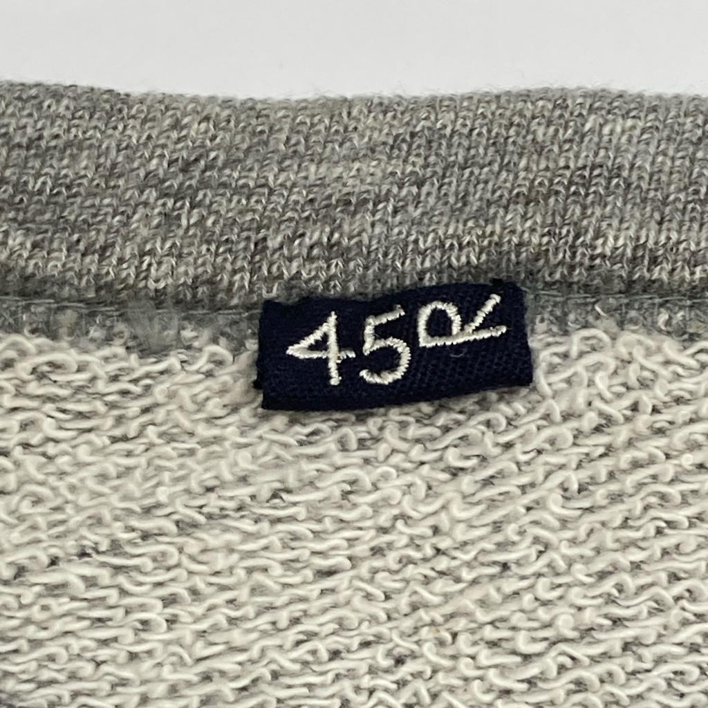 45R 70370112 Grey Garment Fleece Piggy R Print Laclan Sweat Top tops 3 grayUsed