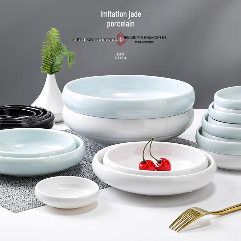 A5 Melamine Round Snack Plate