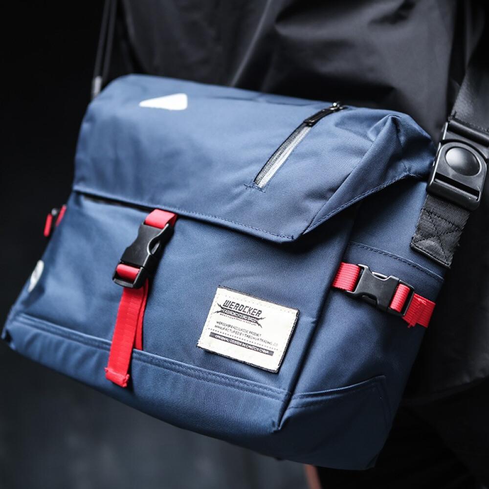 

Сумка на одно плечо, сумка-мессенджер, повседневная мужская сумка через плечо, большая вместительность, длина 37 см, ширина 16 см, высота 32 см