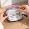 6 Layer Jewelry Organizer Bag Chenier Women Coin Purse Travel Jewelry Case  Travel Commuting Daily