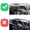 For Toyota ProAce 2016- Proace Verso Car Dashboard Cover Dashmat Non‑Slip Protective Dash Mat Pad Auto Accessories