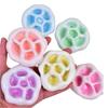 Vacuum Shapeable Squishies Sand Ball Grape Stress Ball Stress Easing Noisy Ball Desktop Squeezing Soothing Toy Birthday Gift
