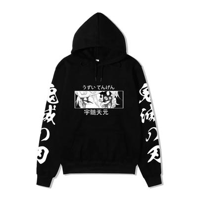 Anime Demon Slayer Hoodies Men Women Uzui Tengen Print Sweatshirt Harajuku Streetwear Pullovers Clothes