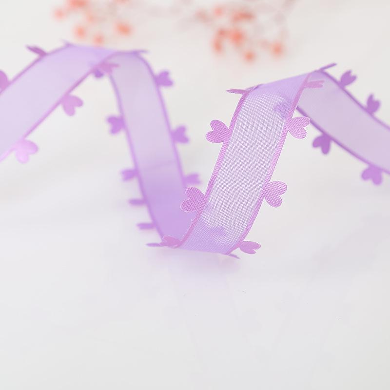 2,5 cm Nou Panglică de Dragoste de Ziua Îndrăgostiților Cutie Cadou DIY Accesorii Lucrate Manual Panglică 3,8 cm Fundă Pliată Material Panglică Fundă Panglică DIY Floare Lucrată Manual