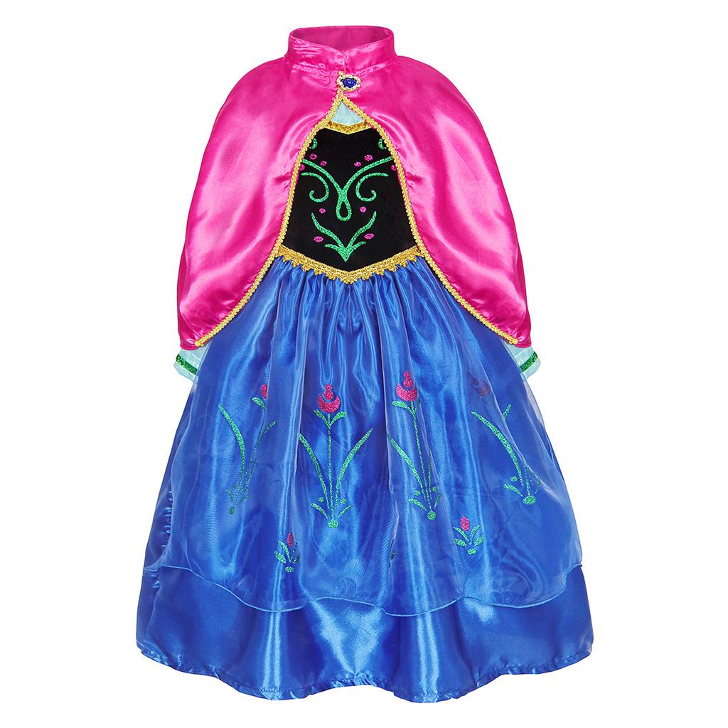 Snow Queen Elsa Dresses for Girls Costumes Kids Cosplay Halloween Princess Children Gowns Clothing Party Dresses Outfits 2-10Yrs