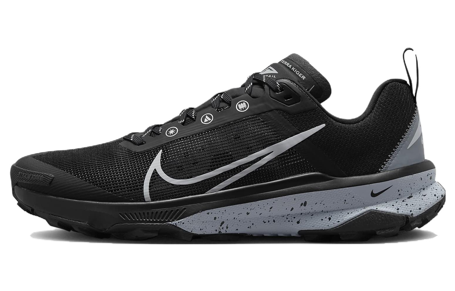 Nike React Terra Kiger 9 Черный Отражающий Серебристый Прохладный Серый Волк Серый DR2693-001 40.5