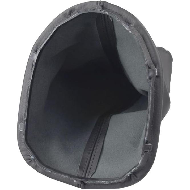 Gear Shift Knob Gaiter Boot Leather Cover Manual Gear Shift Knob Shifter Black Leather Gaiter Replacement for Yaris II 2 MK2 2005 2006 2007 2008 2009