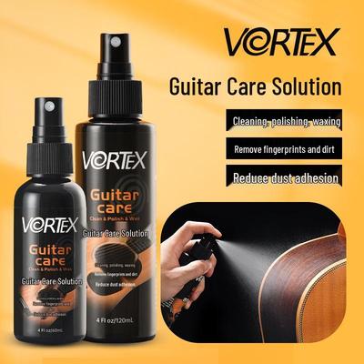 VORTEX Hocheffizientes Gitarrenpolitur & Wachs: Instrumentenoberflächen zum Glänzen bringen & schützen