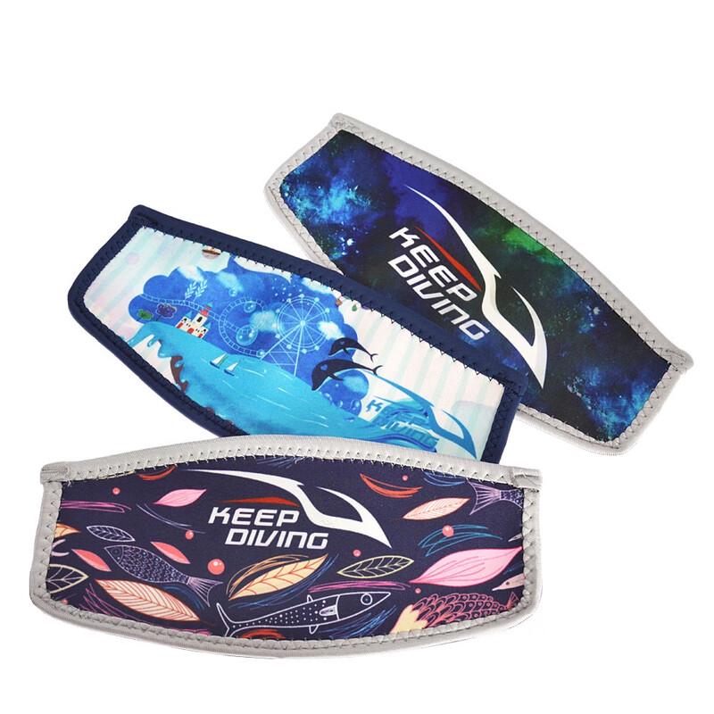 Diving Mask Hair Strap with Double-Sided Print