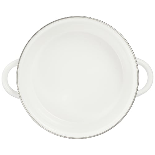 Pearl Metal Presage Enamel Pot, 22cm, White