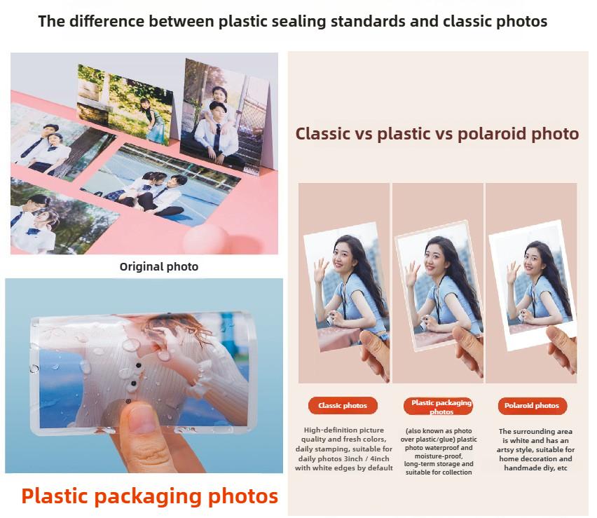 100 Pictures Pockets Gilded Photo Album 6 Inch Inters Photos Book Case Kid Memory Gift,Christmas Gift,birthday Present