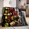 1Pc Vintage Tractor Reflection Blanket Soft And Comfortable Casual Warm Camping Travel Christmas Halloween Xmas Gift M928375