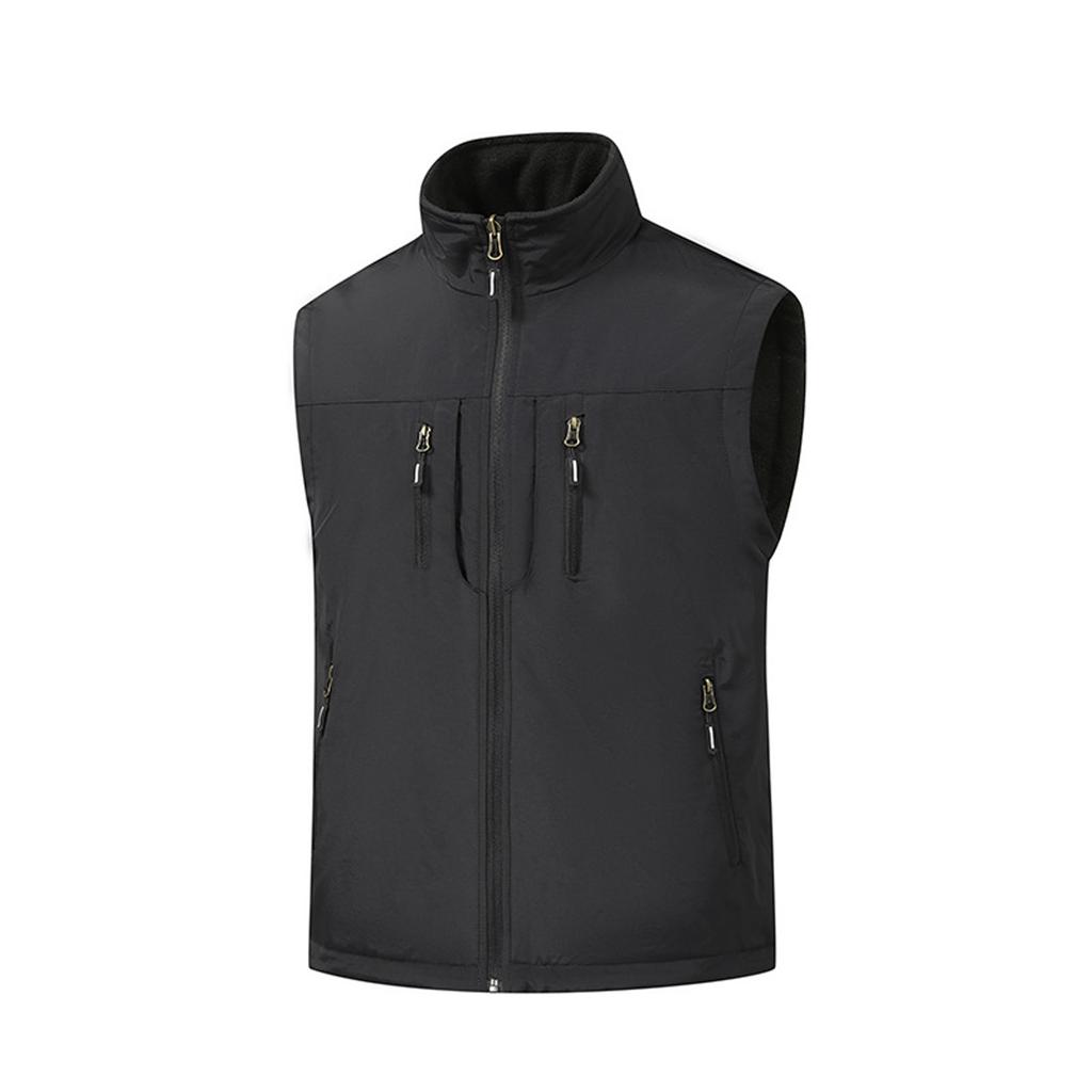 Mens Casual Lightweight Vests Work Travel  Vest Sleeveless Jacket With Pockets