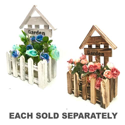 Dřevěný stojan na aranžování květin (31.5x20x11.5cm)