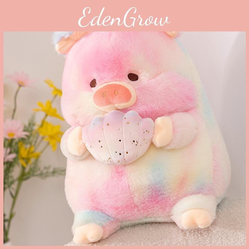 Piglet Cute Rainbow Cuddle Shell Plush Toy Cartoon Children Sleeping Doll Gift