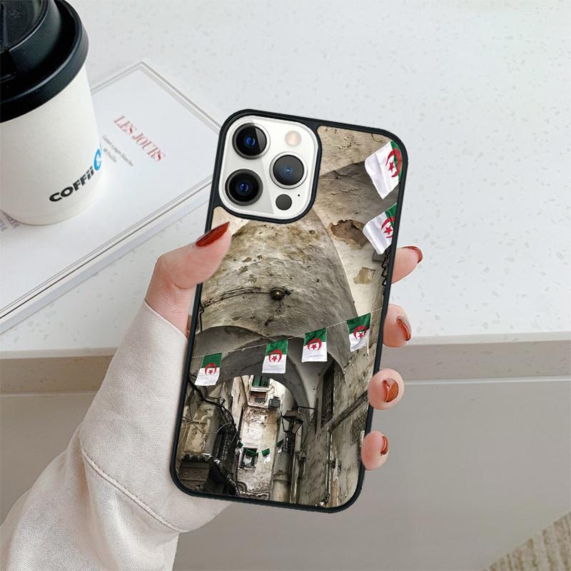 Flag of Algeria Phone Case For iPhone 17 Air 16 pro max 15 14 plus 12 13 Shell Cover coque