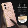 For Motorola Moto G84 5G Phone Case Carbon Fiber Textured Electroplated TPU Back Cover