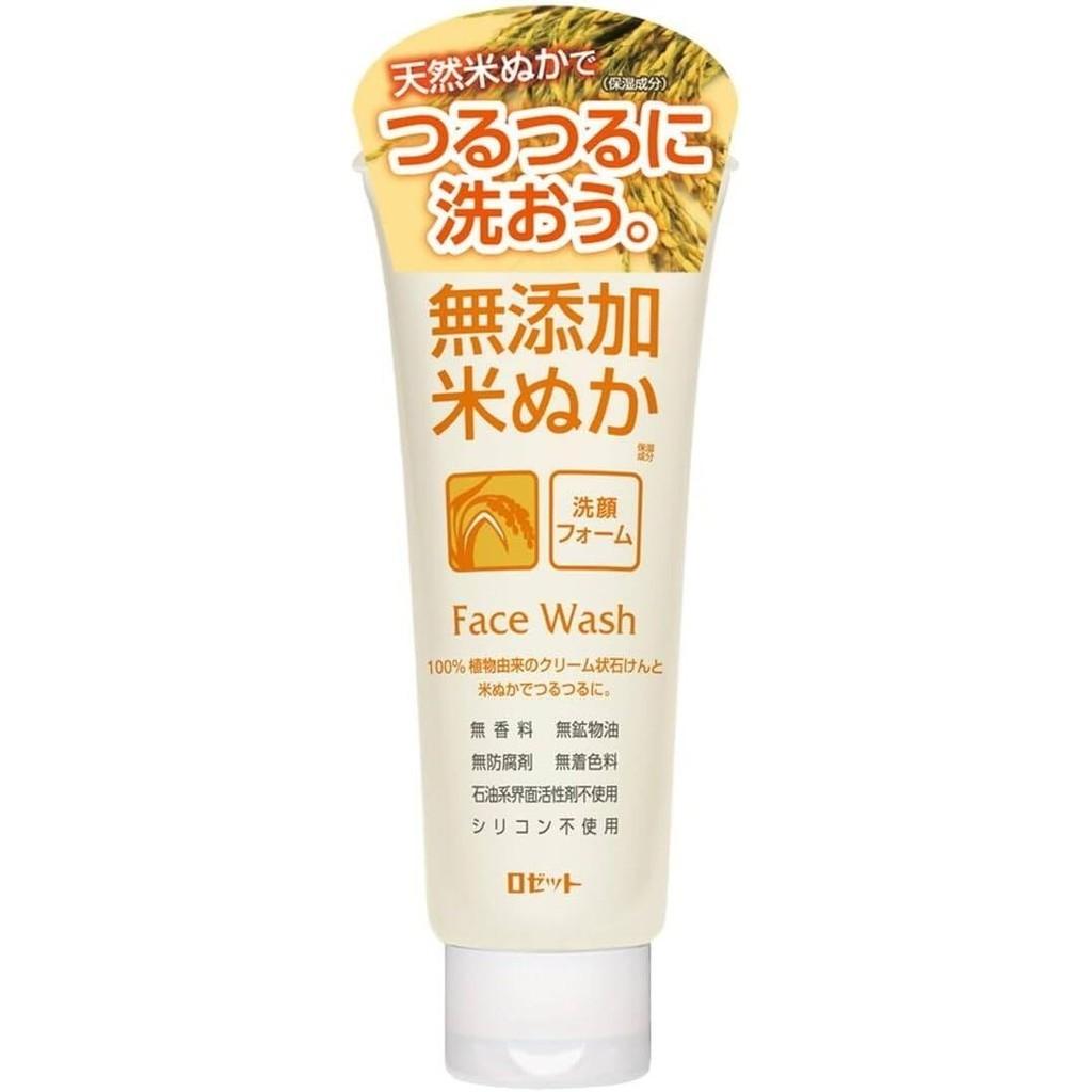 Mousse Nettoyante Visage au Son de Riz Sans Additifs Rosette 140g