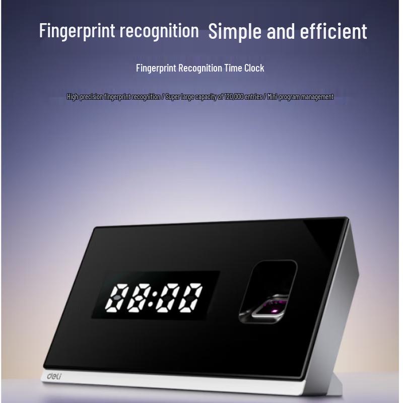 

Deli Fingerprint Time Attendance Machine CN plug (adapter included)
