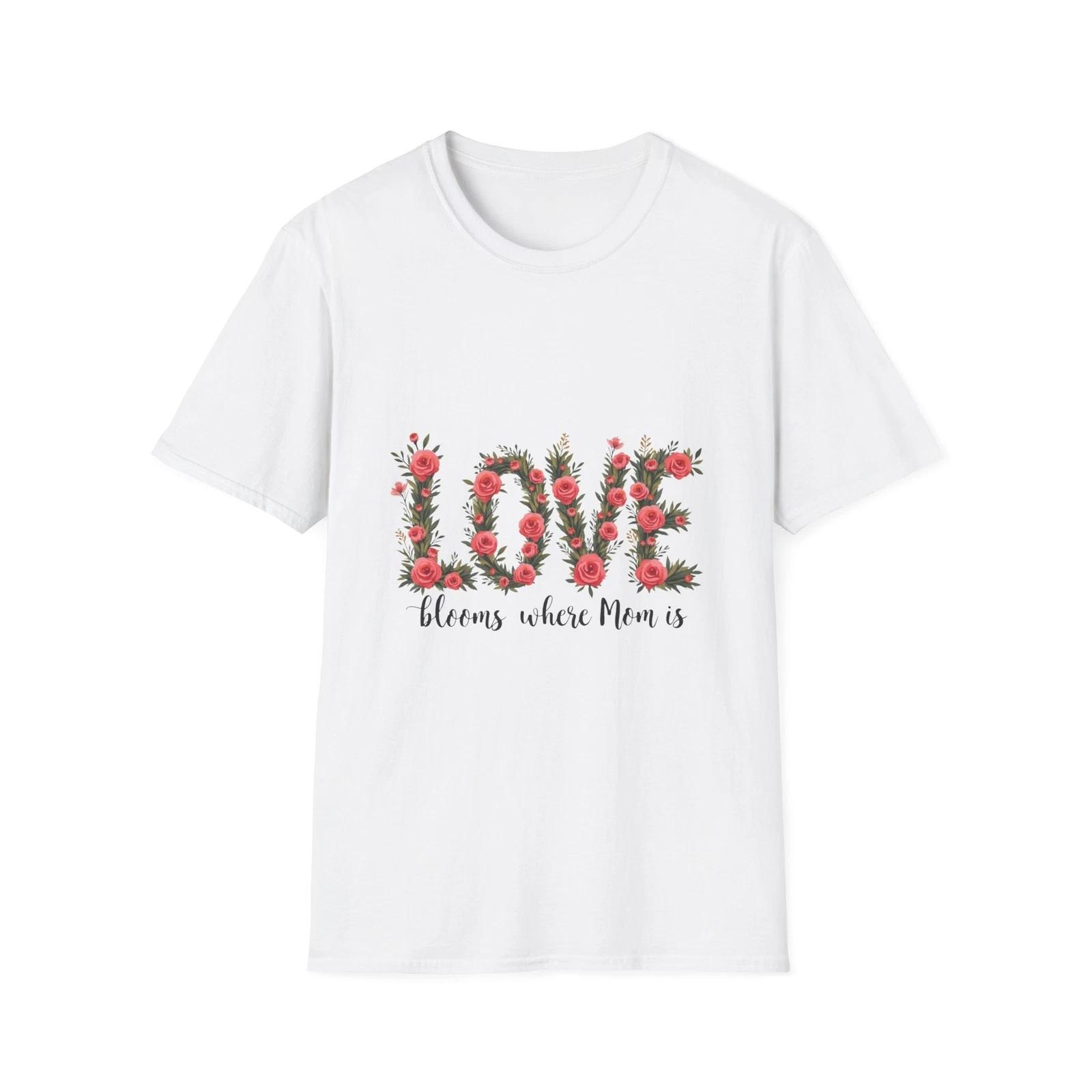 

Floral Love T-Shirt, Mother s Day Gift, Unisex Tee, Casual Wear, Family Love XL