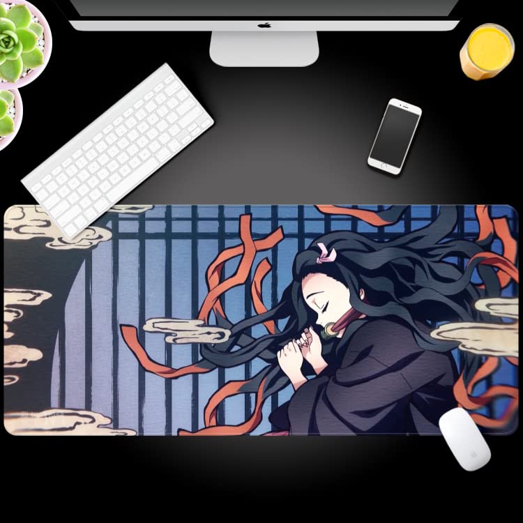 Demon Kimetsu no Yaiba Large Mouse Popular Gaming Kamado Kamado Hashibira Agatsuma Tomioka Tokito Kocho Rengoku Keyboard Pad Slayer Pad, Tablecloth,